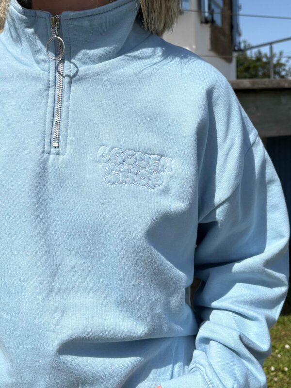 Sweat à col zippé