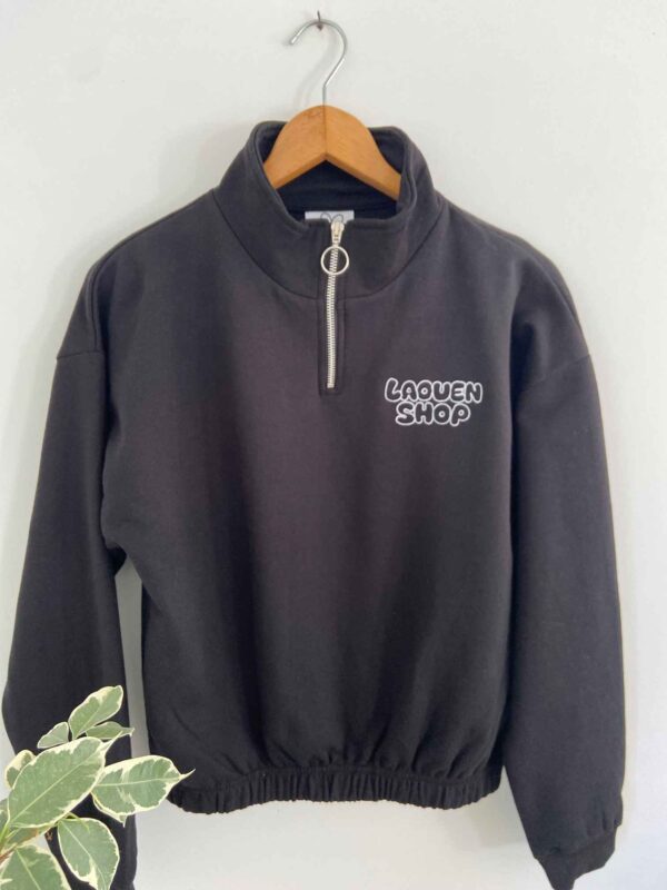 Sweat à col zippé